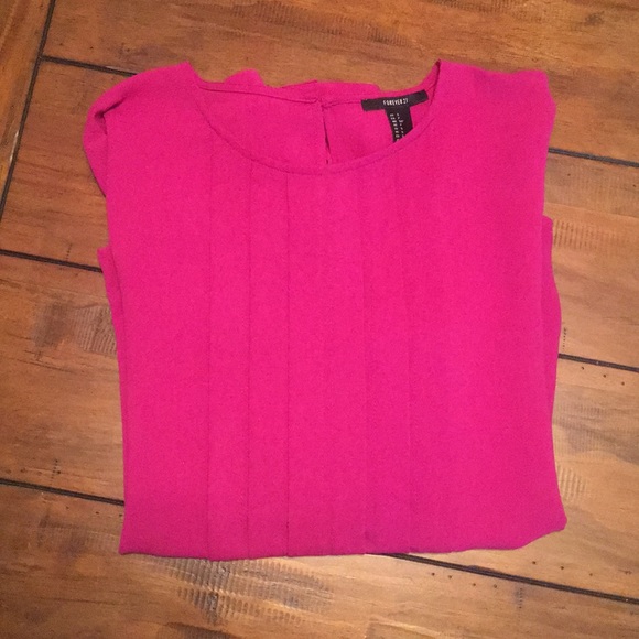 Forever 21 Fuchsia Blouse - Picture 5 of 5